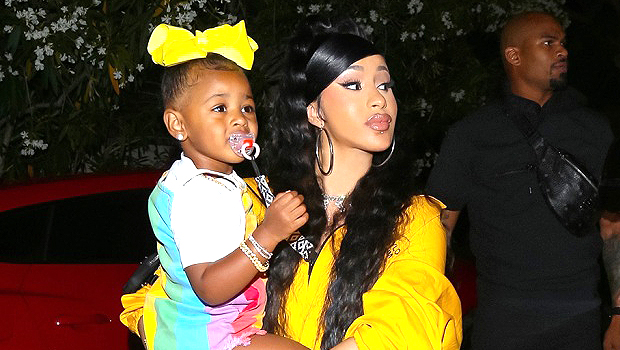 Cardi B's Chanel Outfit Matched Her Daughter's Look & It Was Adorable