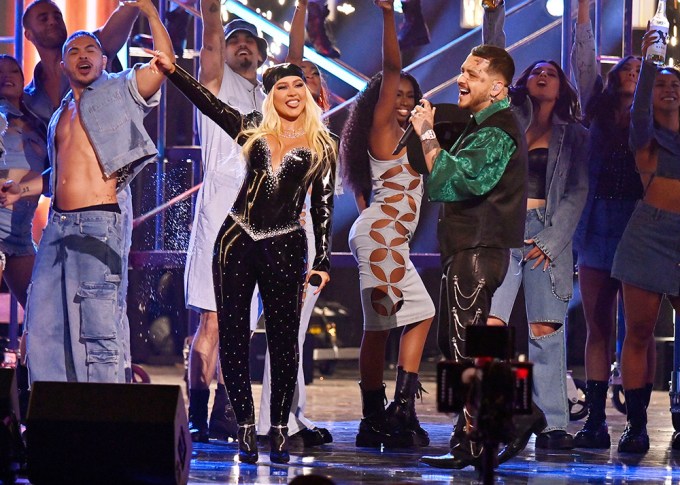 Christina Aguilera Performing at the Latin Grammys