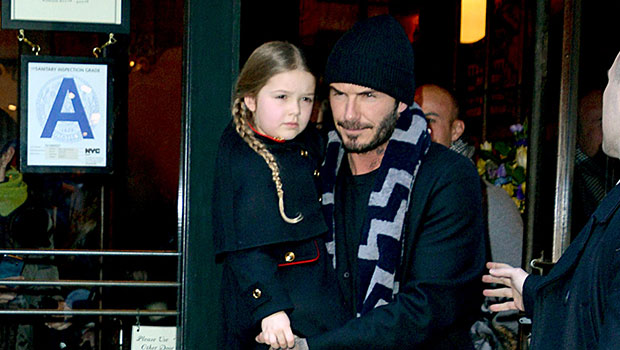 David Beckham Kisses Daughter Harper, 10, On The Lips In Sweet New Photo