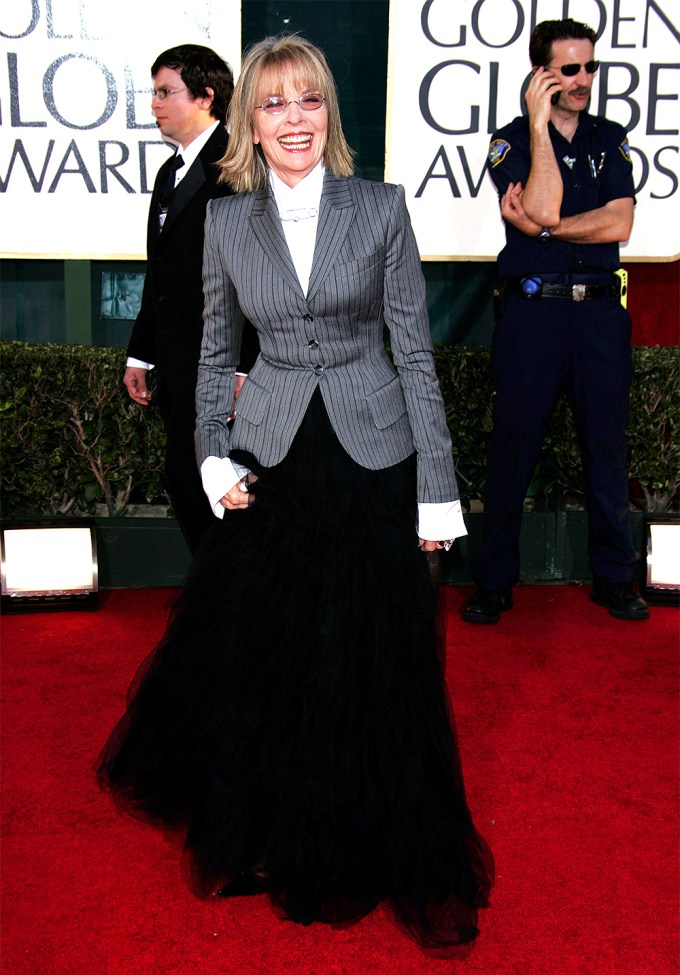 Diane Keaton at the 62nd Annual Golden Globes