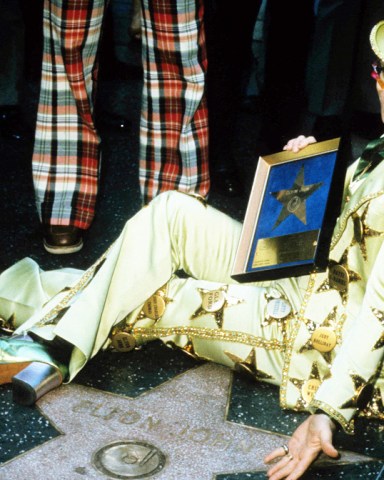 Elton John Received a Star On the Walk of Fame in November 1975
Elton John 1975