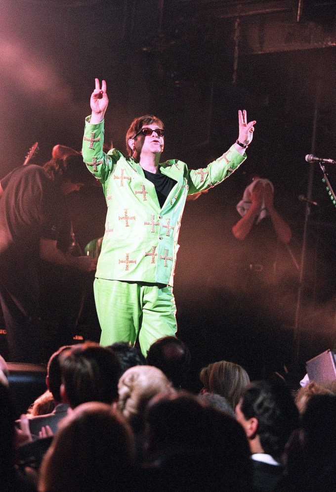 Elton John In Green