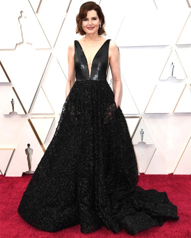 Geena Davis arrives at the Oscars, at the Dolby Theatre in Los Angeles
92nd Academy Awards - Arrivals, Los Angeles, USA - 09 Feb 2020