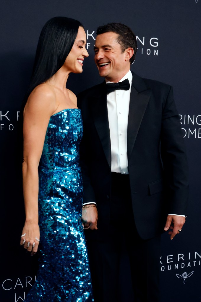 Katy Perry and Orlando Bloom at the 2024 Kering For Women Dinner