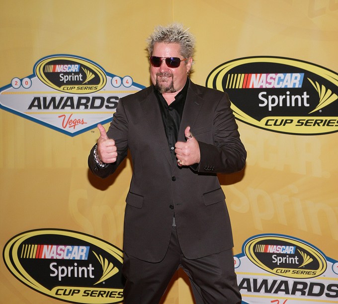 Guy Fieri at the NASCAR Sprint Cup Series 2014