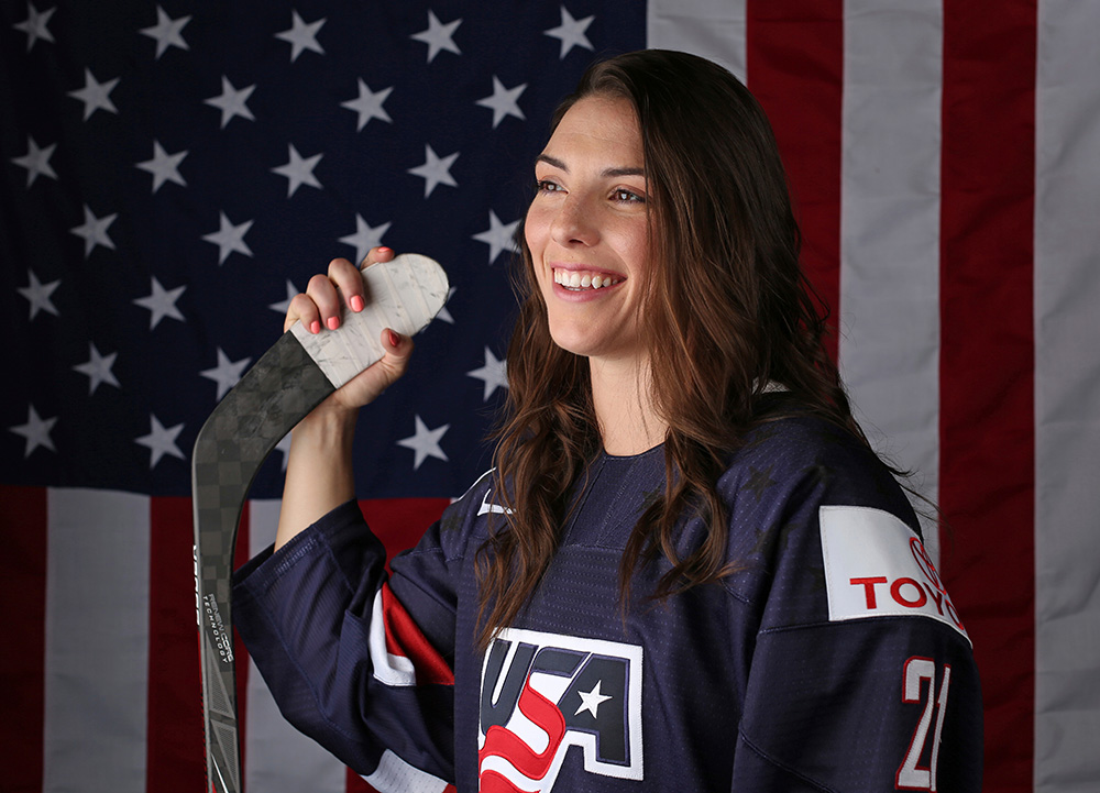 Nike USA Hockey Hilary Knight Home 2022 Olympic Jersey