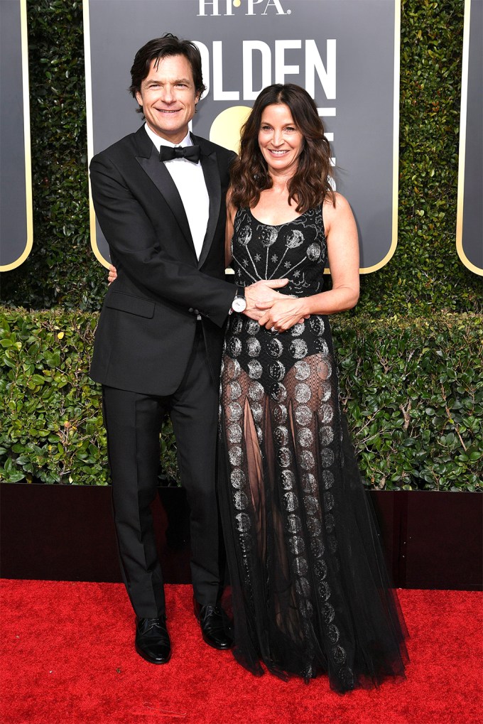Jason Bateman & Amanda Anka At The 2019 Golden Globes