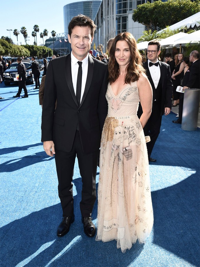 Jason Bateman & Amanda Anka At The 2018 Emmys