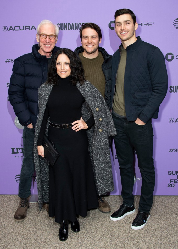 Julia Louis-Dreyfus, Brad Hall & Their Sons At Sundance 2020