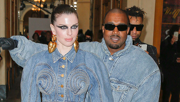 Kanye West & Julia Fox Twin In Denim For Red Carpet Debut At Paris Fashion Week — Photos.jpg