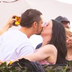 EXCLUSIVE: Katy Perry and Orlando Bloom were swept up in the emotion that rapidly filled Hyde Park as Bruce Springsteen took to the stage for his latest BST performance at the “American Express presents BST Hyde Park" festival. The Lord Of The Rings actor could be seen nuzzling his pop-star girlfriend's ear as they danced alongside the likes of Emma Thompson, Leslie Mann and Oscar-winner Tim Robbins. Evidently in the mood to document their latest public display of affection, Orlando, 46, raised his iPhone to snap of photo of himself and Katy, 38, let their hair down. , The Lord Of The Rings actor could be seen nuzzling his pop star girlfriend's ear as they danced alongside the likes of Emma Thompson, Leslie Mann and Oscar-winner Tim Robbins. California Gurls hitmaker Katy put on a very leggy display for her loved-up outing in a pale pink Prada mini-dress which hugged every inch of her fabulous figure. 08 Jul 2023 Pictured: Orlando Bloom, Katy Perry. Photo credit: MEGA TheMegaAgency.com +1 888 505 6342 (Mega Agency TagID: MEGA1005498_030.jpg) [Photo via Mega Agency]