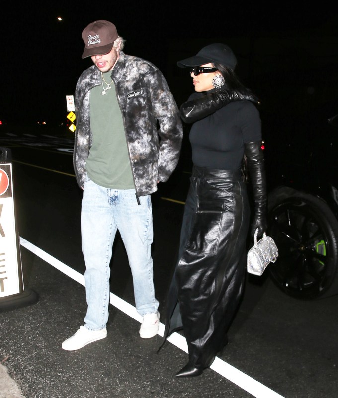 Kim Kardashian & Pete Davidson Go Out To Dinner