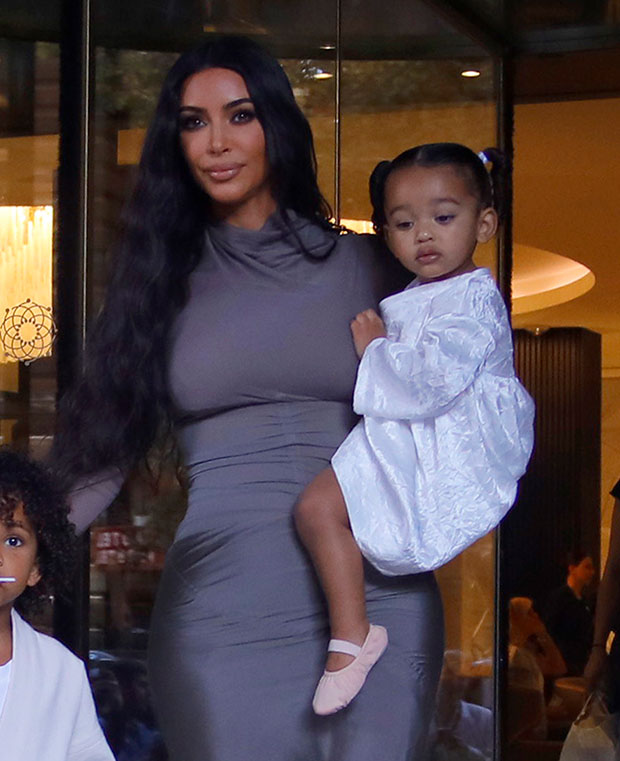 Kim Kardashian with Chicago West