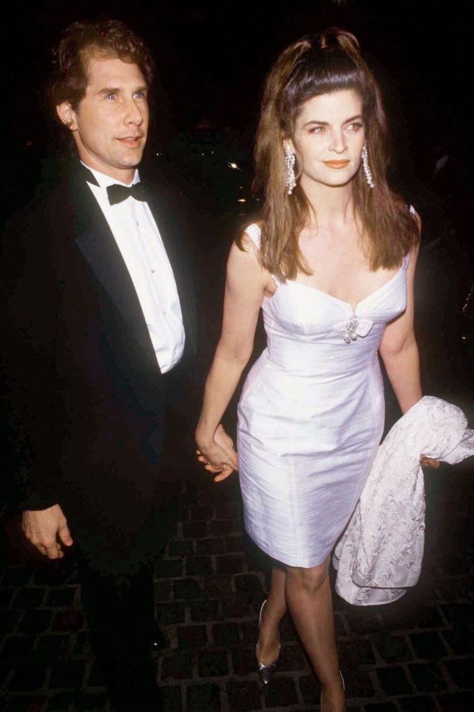 Kirstie Alley & Parker Stevenson at the 1991 Golden Globes