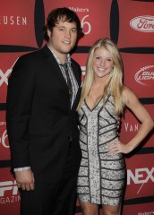 Matthew Stafford and Kelly Hall arrive on the red carpet at ESPN The Magazine's "NEXT" Event 2 days before the New York Giants and the New England Patriots meet in Super Bowl XLVI in Indianapolis, IN on February 3, 2012.
Super Bowl Xlvi, Indianapolis, Indiana, United States - 04 Feb 2012