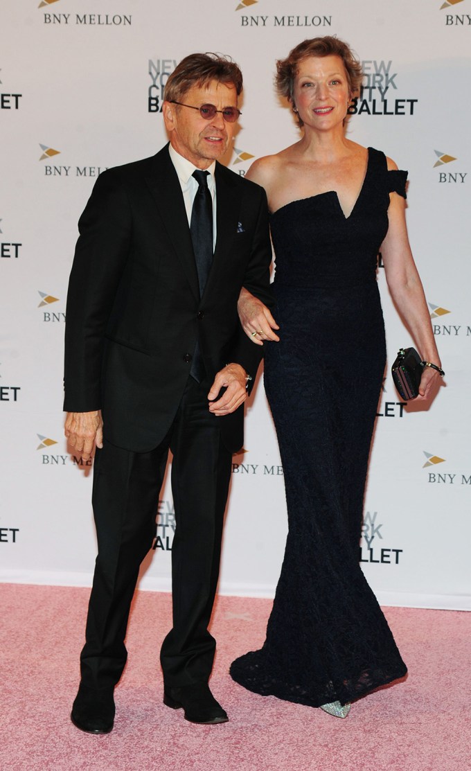 Mikhail & Wife At The 2018 New York City Ballet Fall Fashion Gala