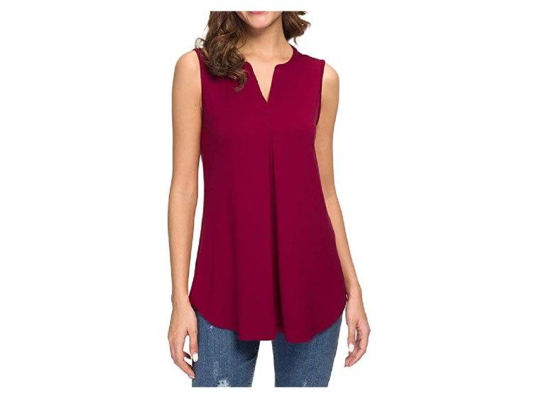 sleeveless tops review