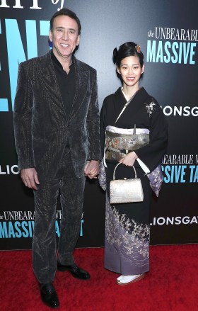 Nicolas Cage and Riko Shibata 'The Unbearable Weight of Massive Talent' special film screening, New York, USA - 10 Apr 2022