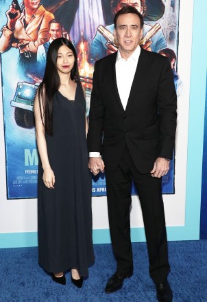 Nicolas Cage y Riko Shibata 'The Unbearable Weight of Massive Talent' proyección especial de la película, Los Ángeles, California, EE.UU. - 18 de abril de 2022