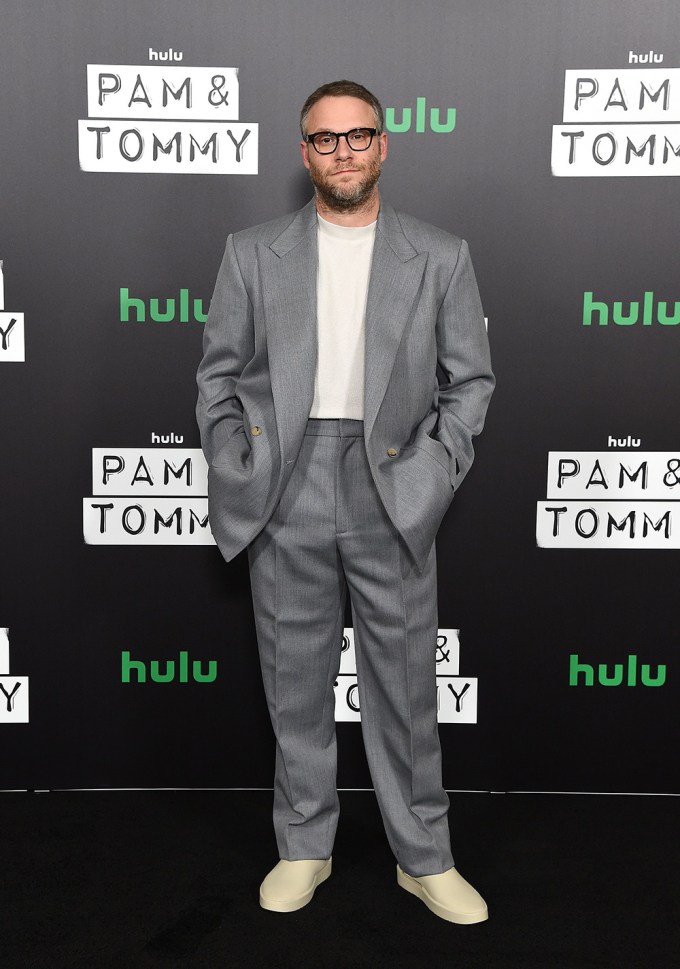 Set Rogen At The ‘Pam & Tommy’ Premiere
