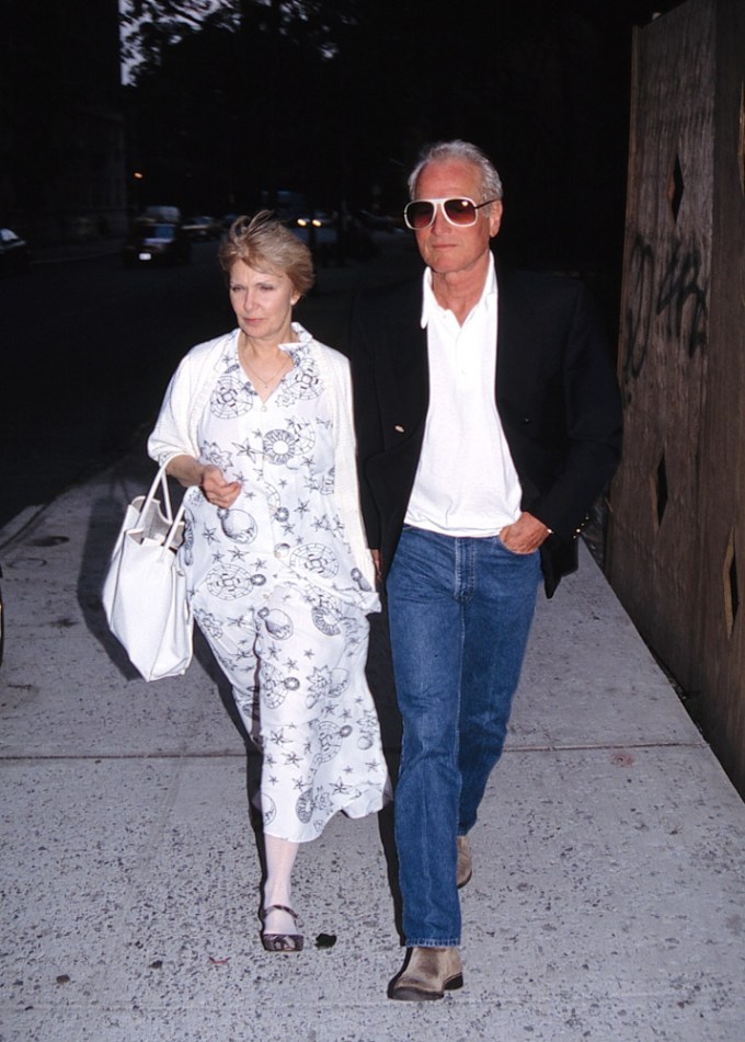Paul Newman & Joanne Woodward Attend The New York City Ballet