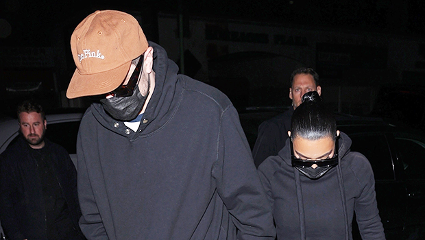 Kim Kardashian & Pete Davidson Twin In Black Hoodies For Dinner With Khloe – Photos.jpg
