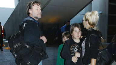 Russell Crowe, Danielle Spencer, Charles Spencer Crowe, Tennyson Spencer Crowe