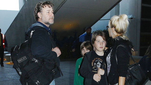 Russell Crowe, Danielle Spencer, Charles Spencer Crowe, Tennyson Spencer Crowe