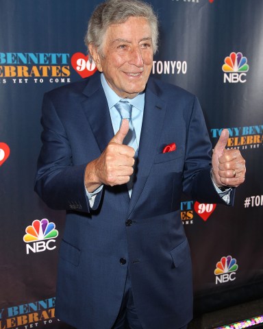 Tony Bennett
'Tony Bennett Celebrates 90: The Best is Yet to Come' Radio City Red Carpet, New York, USA - 15 Sep 2016