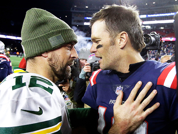 Packers' Aaron Rodgers takes jab at Tom Brady, Patriots with 'Deflategate'  reference