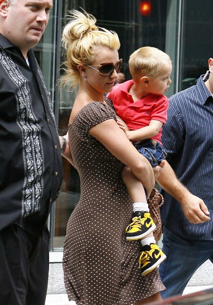 Britney Spears out with her son Jayden in NYC