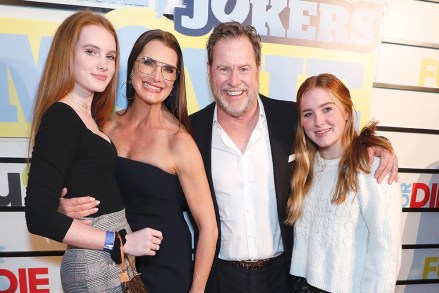 Brooke Shields, Chris Henchy, Rowan Henchy and Grier Henchy
'Impractical Jokers: The Movie' film premiere, AMC Lincoln Square 13, New York, USA - 18 Feb 2020