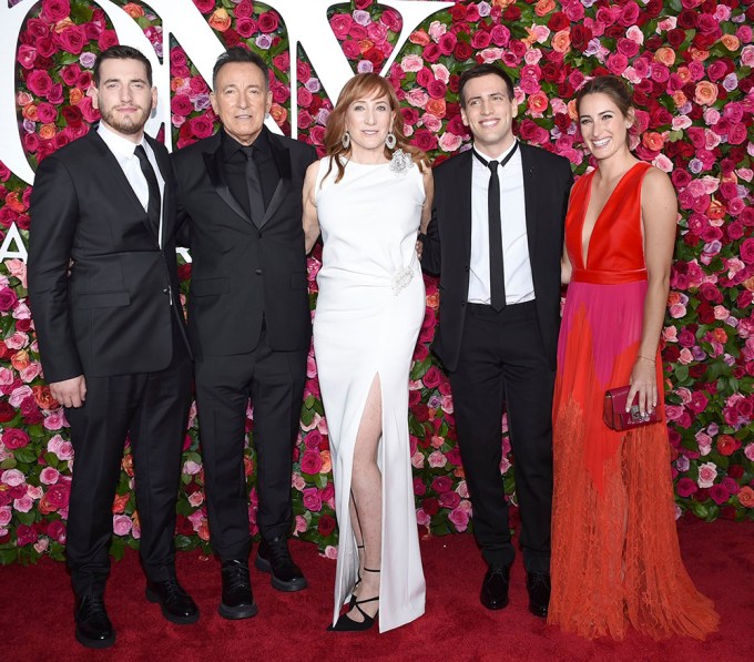 Bruce Springsteen & Family At The 72nd Annual Tony Awards