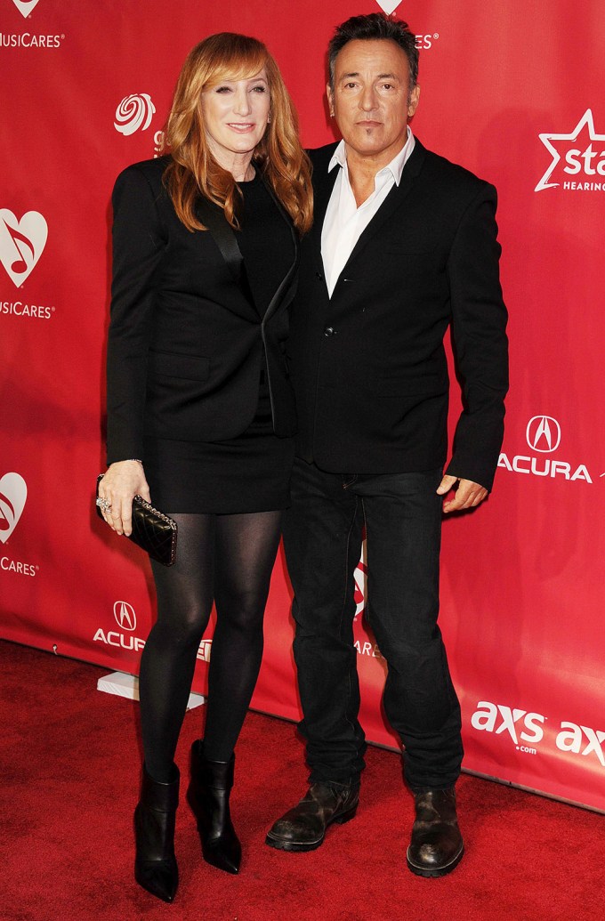 Bruce Springsteen & Patti Scialfa At His MusiCares Person Of The Year Tribute