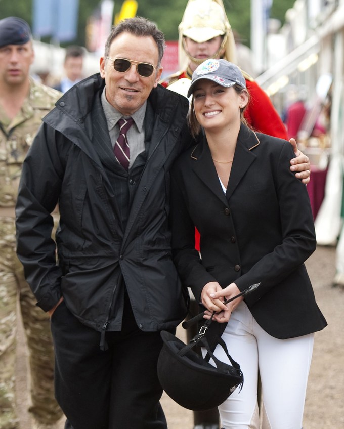 Bruce Springsteen & Daughter Jessica At The Royal Windsor Horse Show