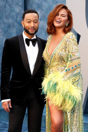 Chrissy Teigen and John Legend&#xA;Vanity Fair Oscar Party, Arrivals, Los Angeles, California, USA - 12 Mar 2023