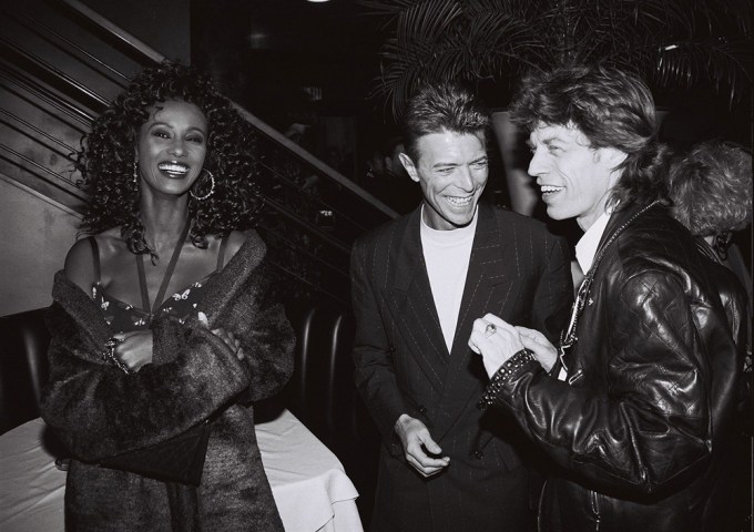Bowie, Jagger, & Iman In 1992