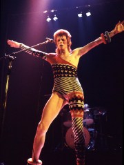 DAVID BOWIE PERFORMING AT EARL'S COURT, LONDON, BRITAIN - 1973
DAVID BOWIE RETROSPECTIVE