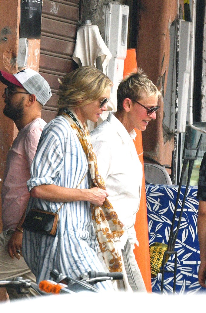 Ellen DeGeneres & her wife vacation in Morocco