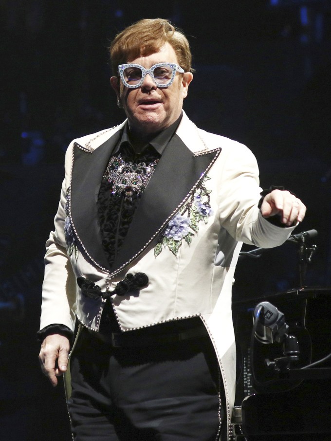 Elton John Performs at Madison Square Garden In 2022