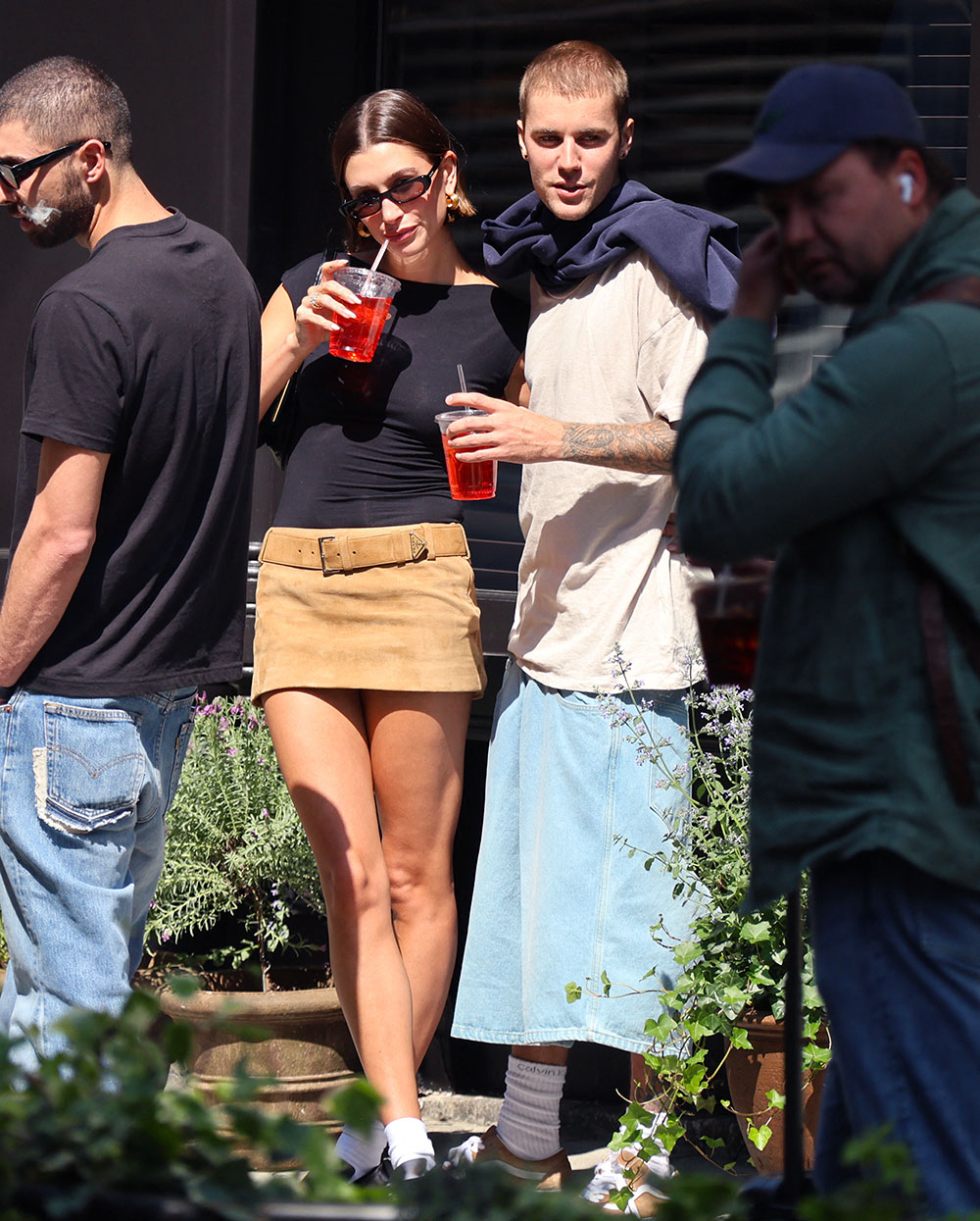 Justin Bieber And Hailey Bieber Shopping In New York