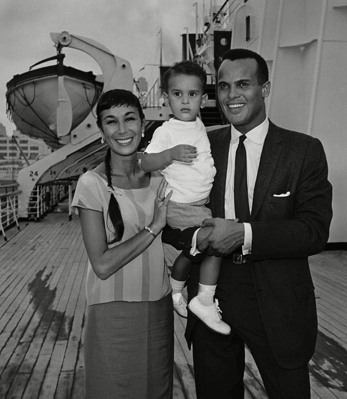 Harry Belafonte Holds a Young David