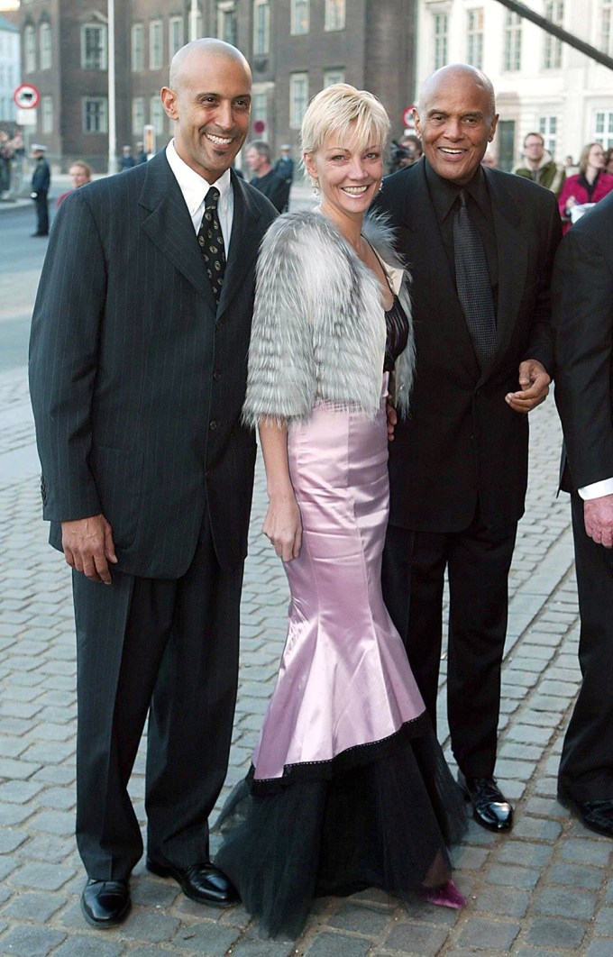 Harry Belafonte With Son David & His Wife