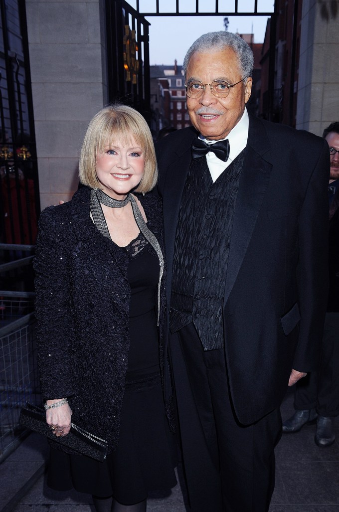 James Early Jones & Wife Cecilia Hart At The Olivier Theatre Awards
