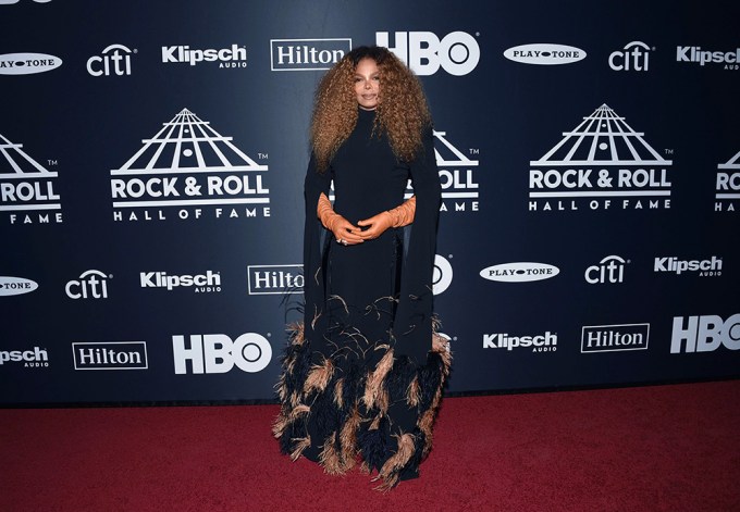 Janet Jackson At Her Rock And Roll Hall of Fame Induction Ceremony