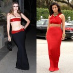 julia-fox-kim-kardashian-red-outfit-