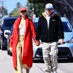 *EXCLUSIVE* Justin and Hailey Bieber hold hands as they leave the Great White