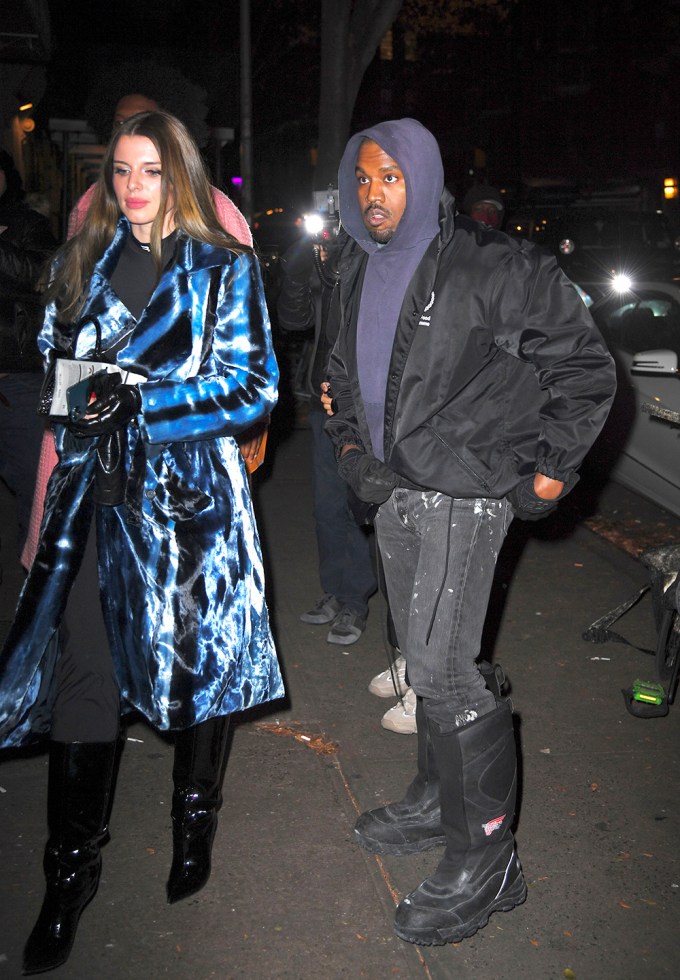 Kanye West & Julia Fox Out In NYC