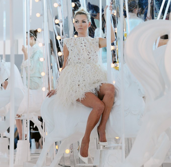 Kate Moss At Louis Vuitton’s Spring Summer 2012 Show