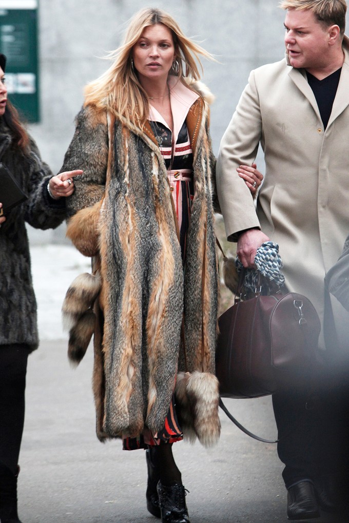 Kate Moss Leaves Louis Vuitton